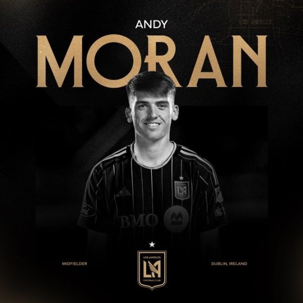 Brighton official: 21-year-old midfielder Moran joins Los Angeles FC with loan period until January next year